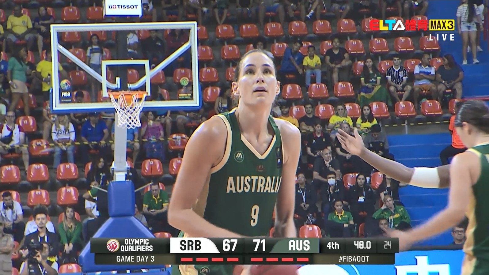 02/12 FIBA女子籃球奧運資格賽 塞爾維亞VS澳大利亞 (現場原音)