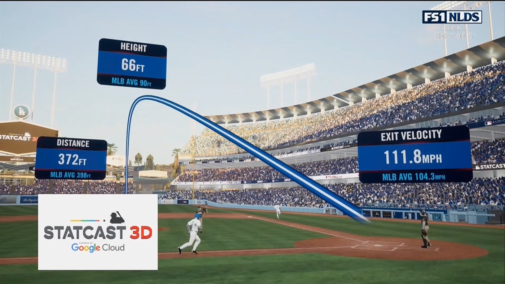 2024MLB_大谷翔平季後賽第一支全壘打紀錄