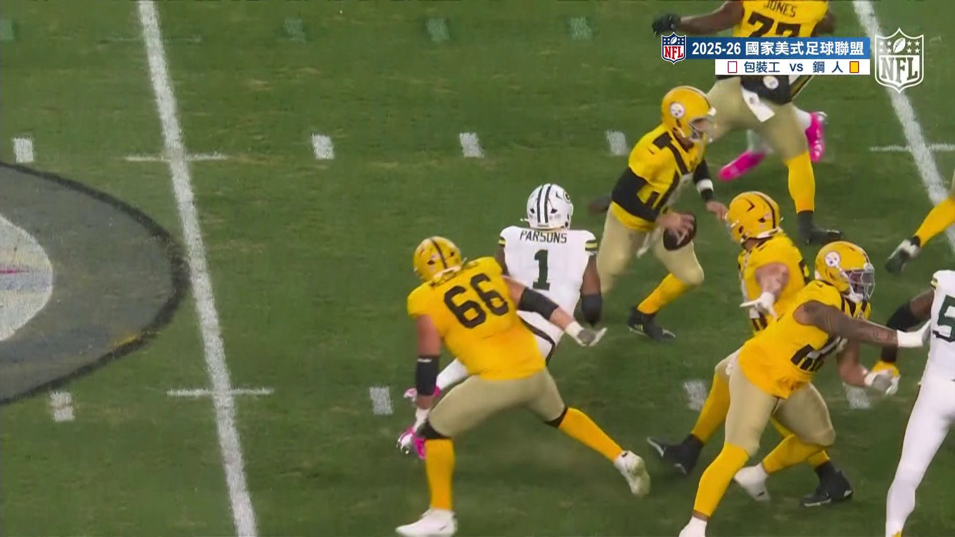 2025-26NFL-包裝工MICAH PARSONS精彩防守表現