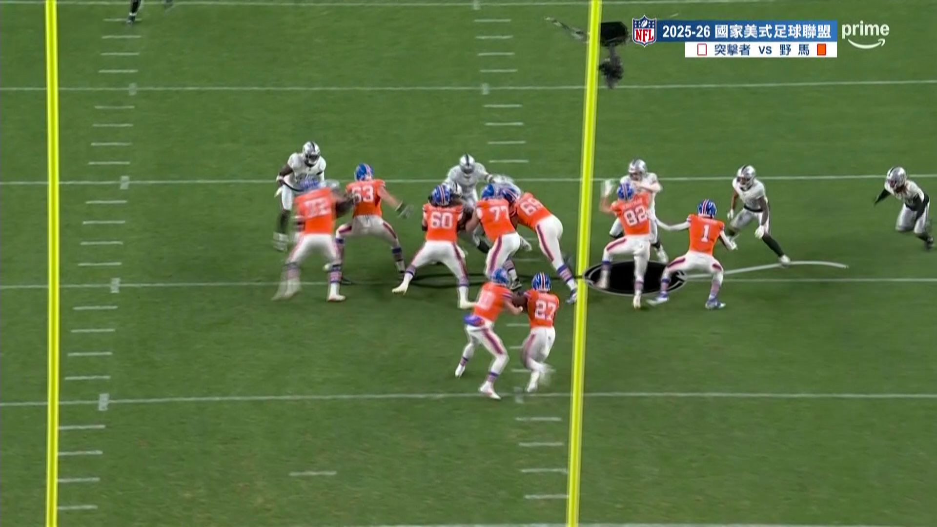 突擊者隊CROSBY精彩防守表現-2025-26NFL