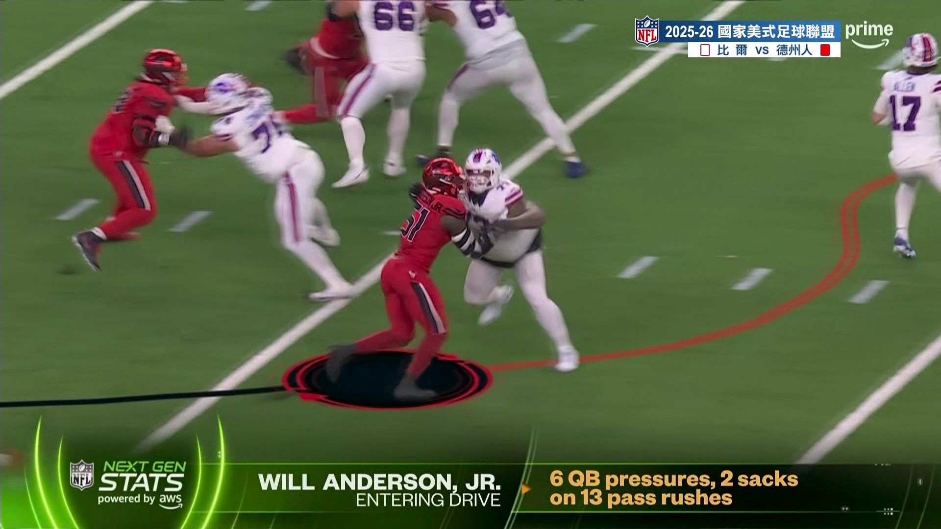 德州人隊WILL ANDERSON 精彩防守表現-2025-26NFL