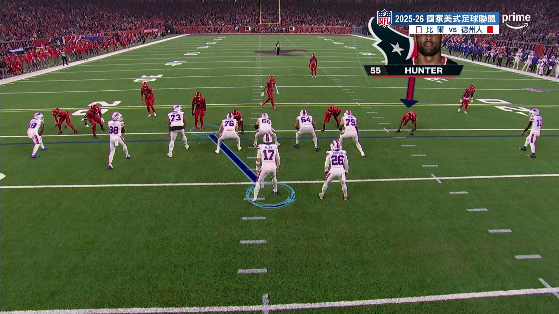 比爾隊JOSH ALLEN屢次進攻傳球未果-2025-26NF