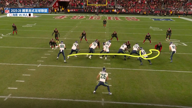 49人隊守住空檔讓海鷹無法傳球-2025-26NFL