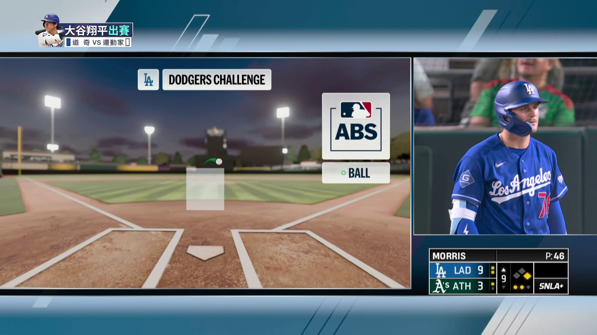 裁判大人你先等等 偏高球路交給ABS進行裁奪-2026MLB0630道奇VS運動家
