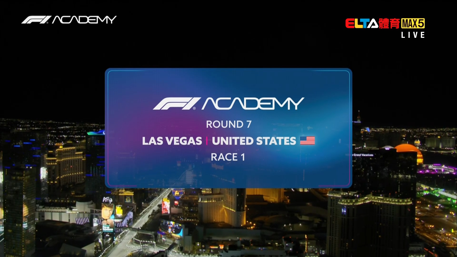 11/22 F1學院 拉斯維加斯站 正賽1 (英文講評原音) 