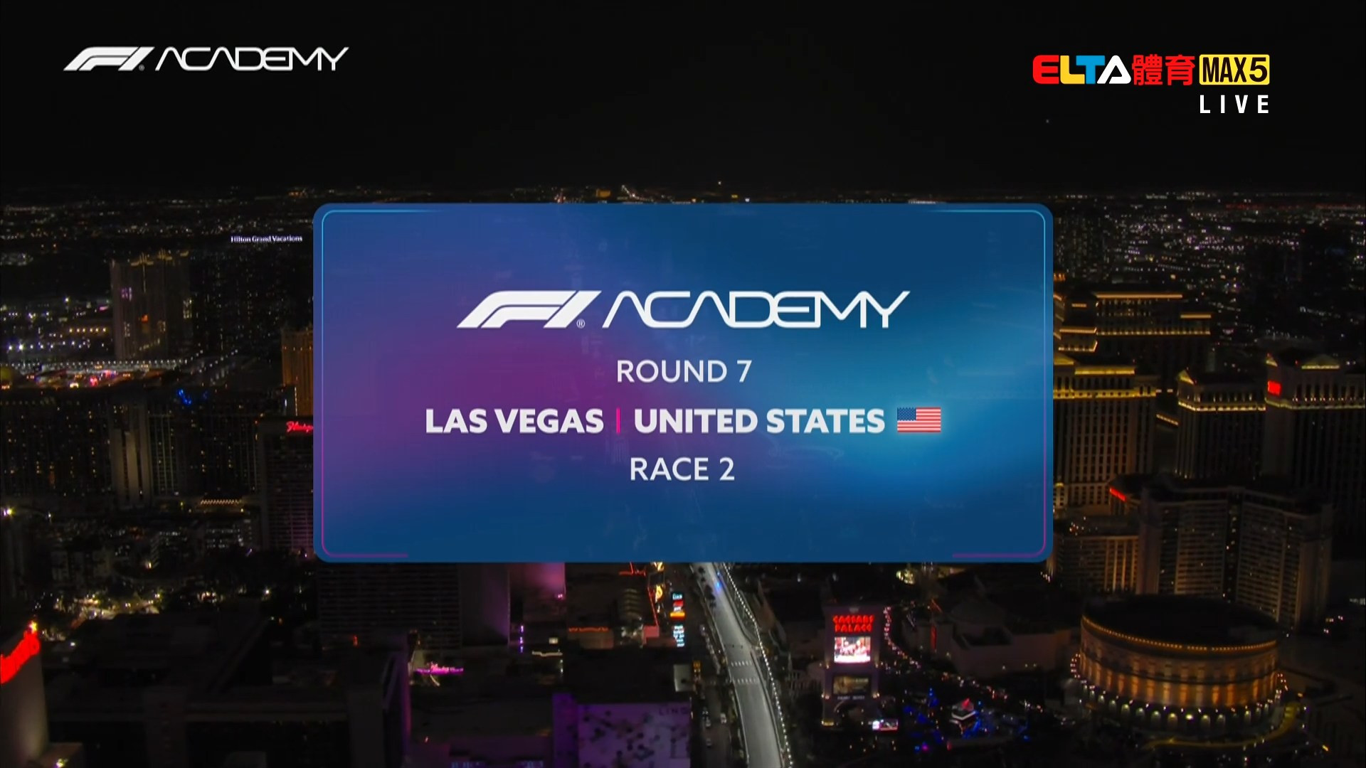 11/23 F1學院 拉斯維加斯站 正賽2 (英文講評原音)