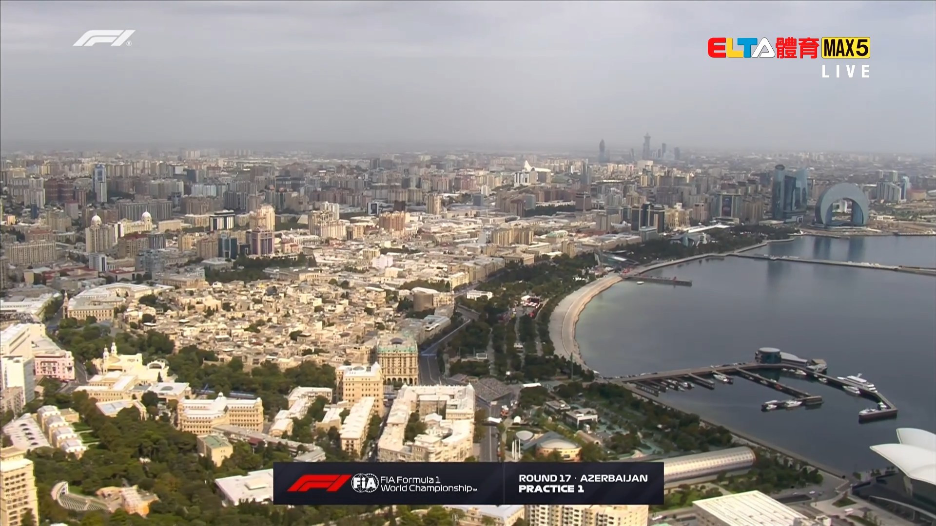 9/19 F1 亞塞拜然站 第1節自由練習 (英文講評原音)