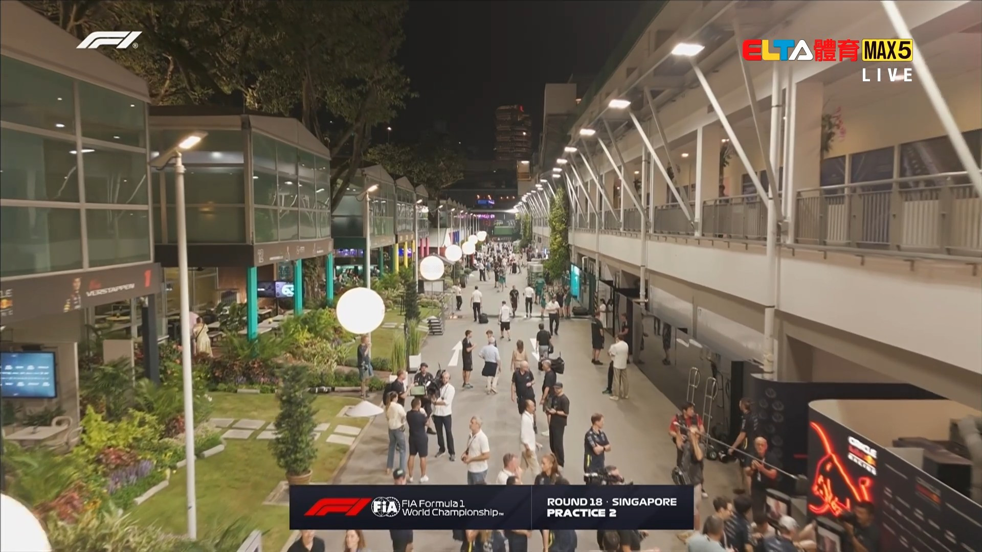 10/3 F1 新加坡站 第2節自由練習 (英文講評原音) 
