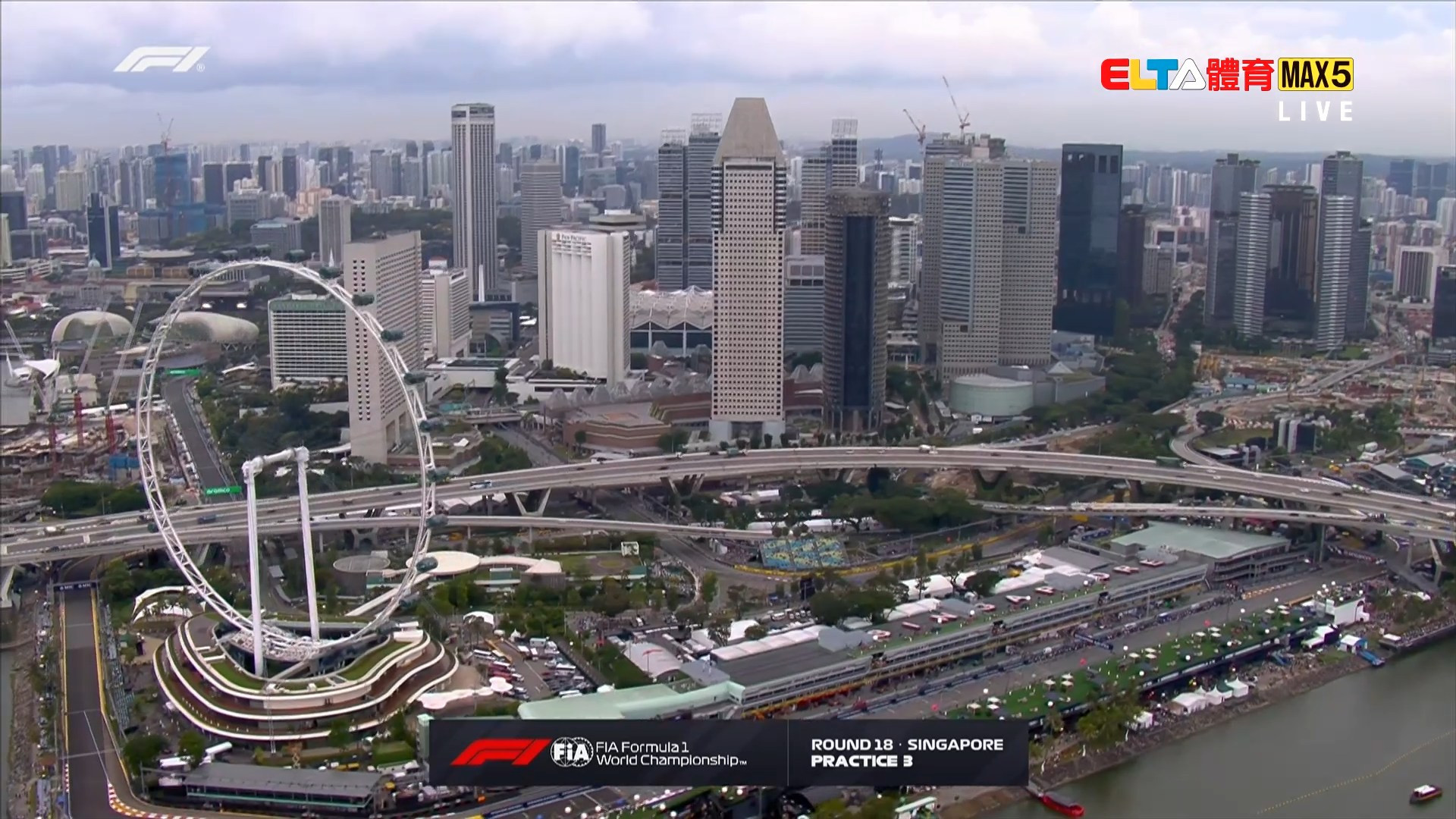 10/4 F1 新加坡站 第3節自由練習 (英文講評原音) 