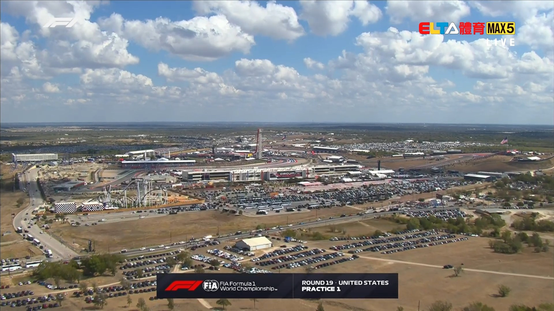 10/18 F1 美國站 第1節自由練習(英文講評原音)