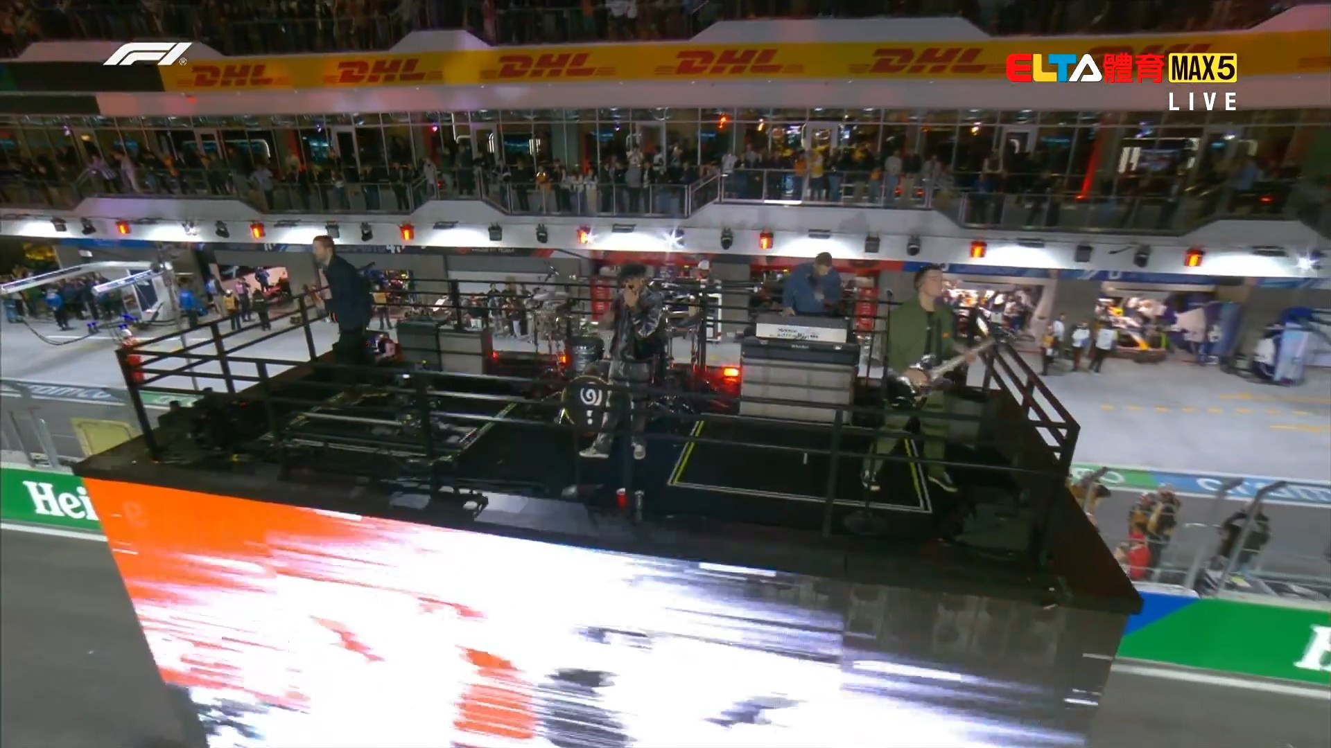 11/23 F1 拉斯維加斯站 賽前表演 (英文講評原音) 