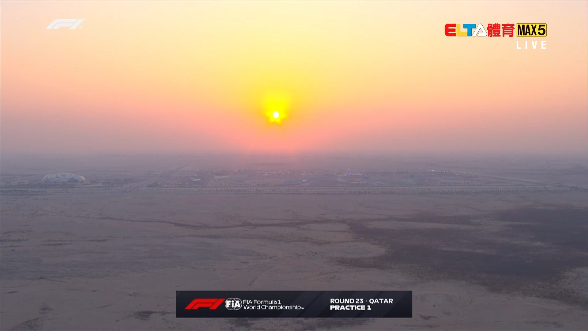 11/28 F1 卡達站 第1節自由練習 (英文講評原音)