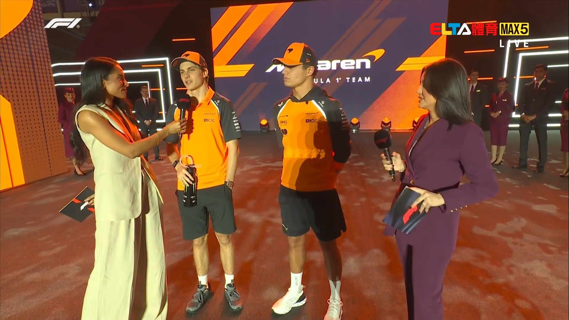 11/30 F1 卡達站 車手遊行 (英文講評原音) 