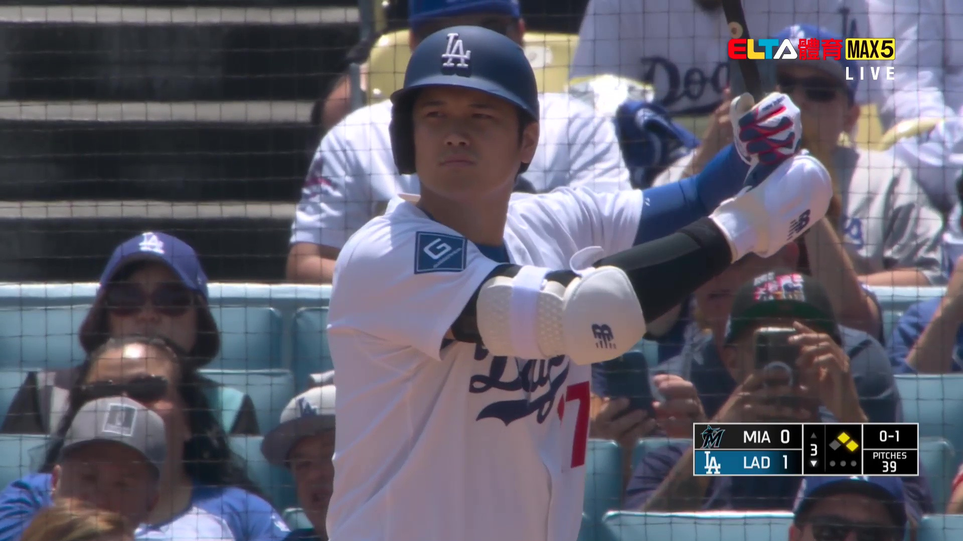 5/1 MLB 馬林魚 VS 道奇 例行賽 (原音)