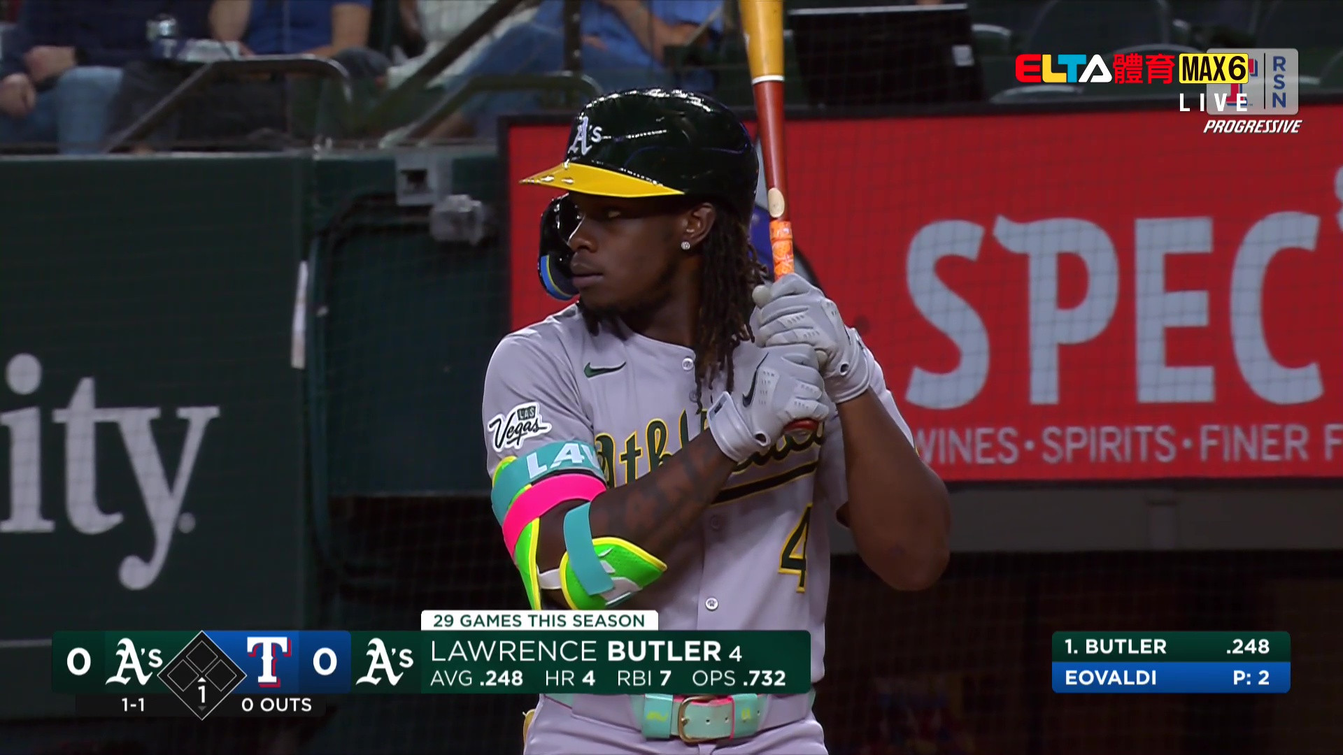 5/1 MLB 運動家 VS 遊騎兵 例行賽 (原音)