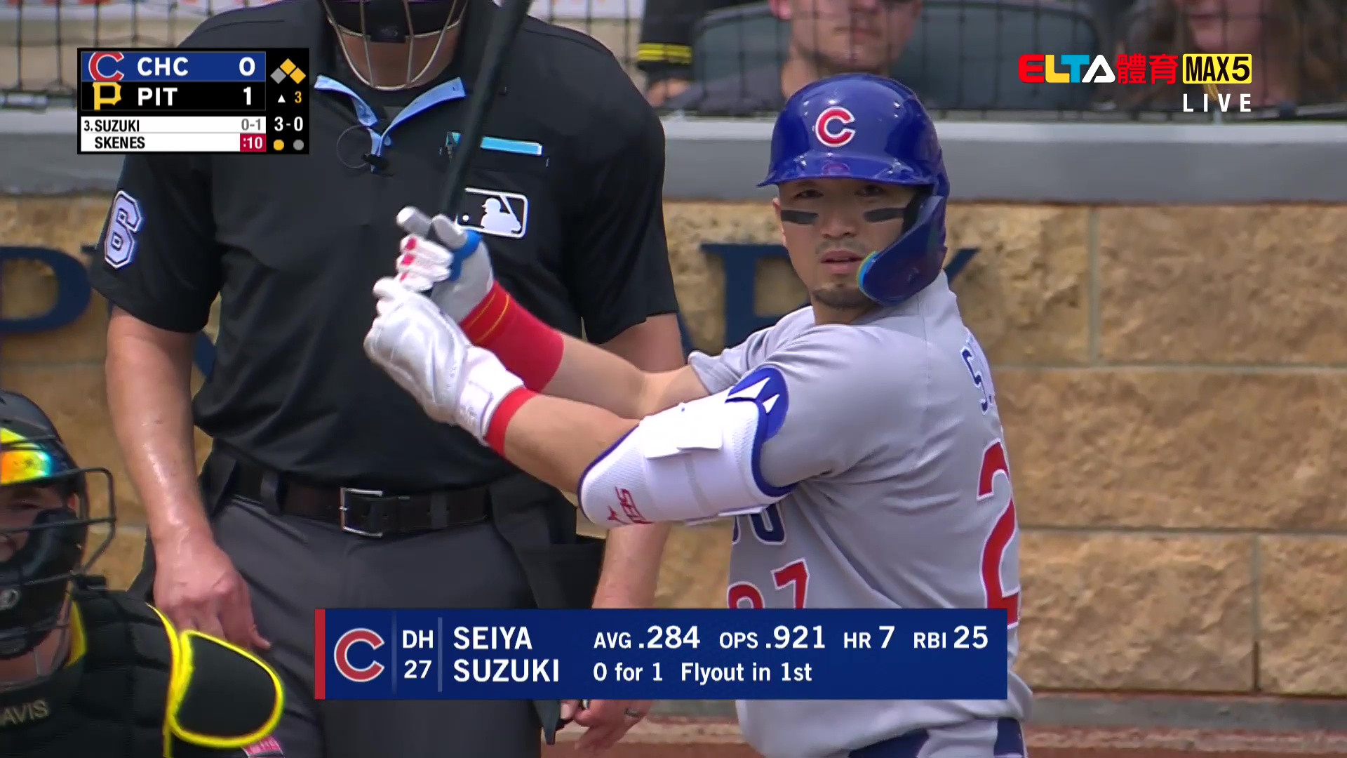5/2 MLB 小熊 VS 海盜 例行賽 (原音)