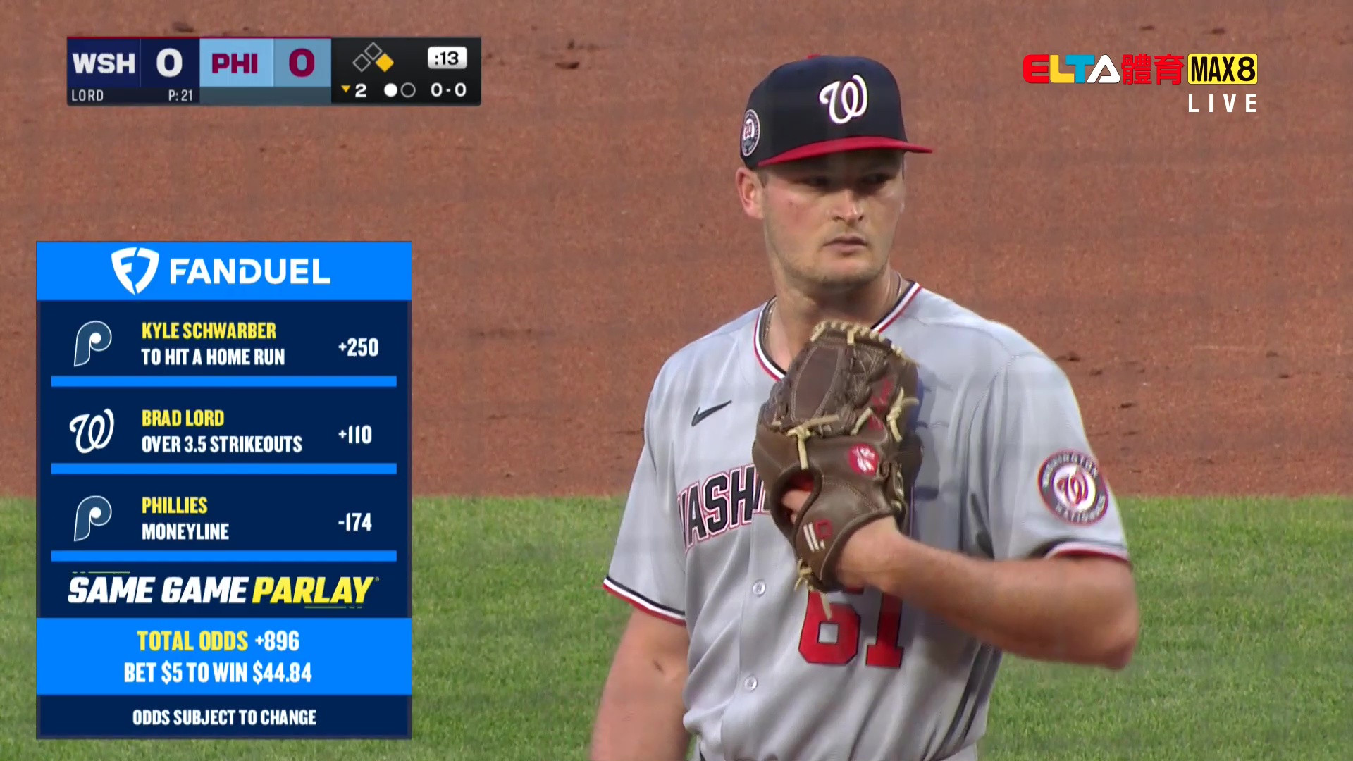 5/2 MLB 國民 VS 費城人 例行賽 (原音)