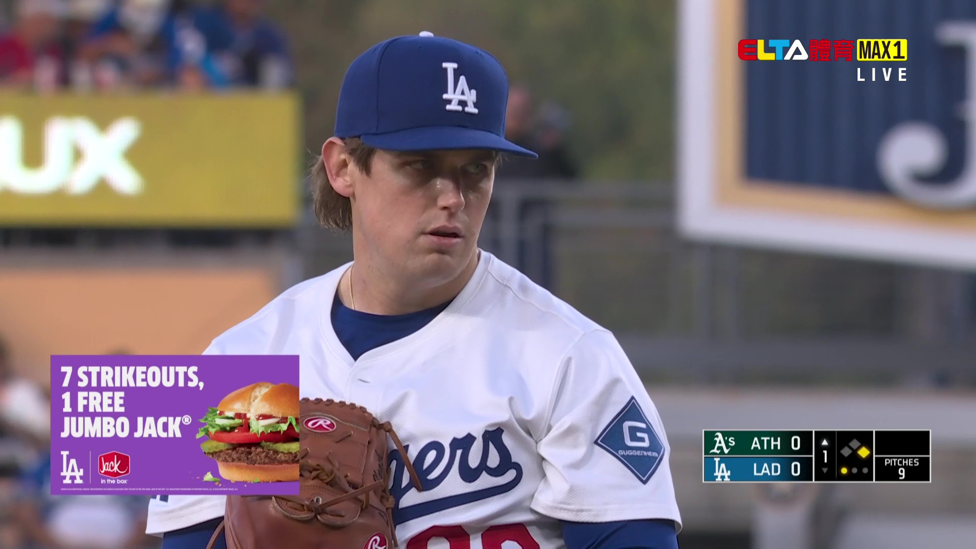 5/14 MLB 運動家 VS 道奇 (原音)
