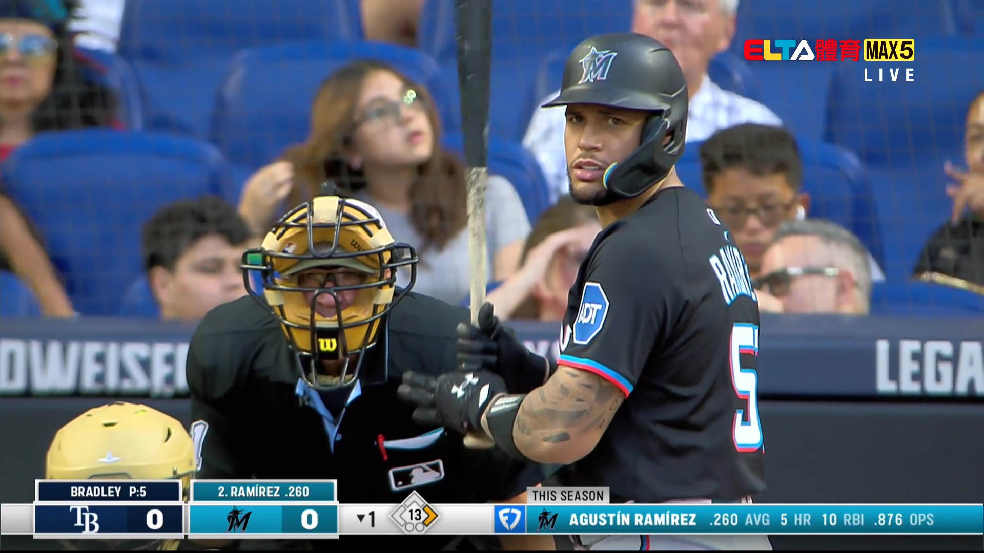 5/17 MLB 光芒 VS 馬林魚 (原音)