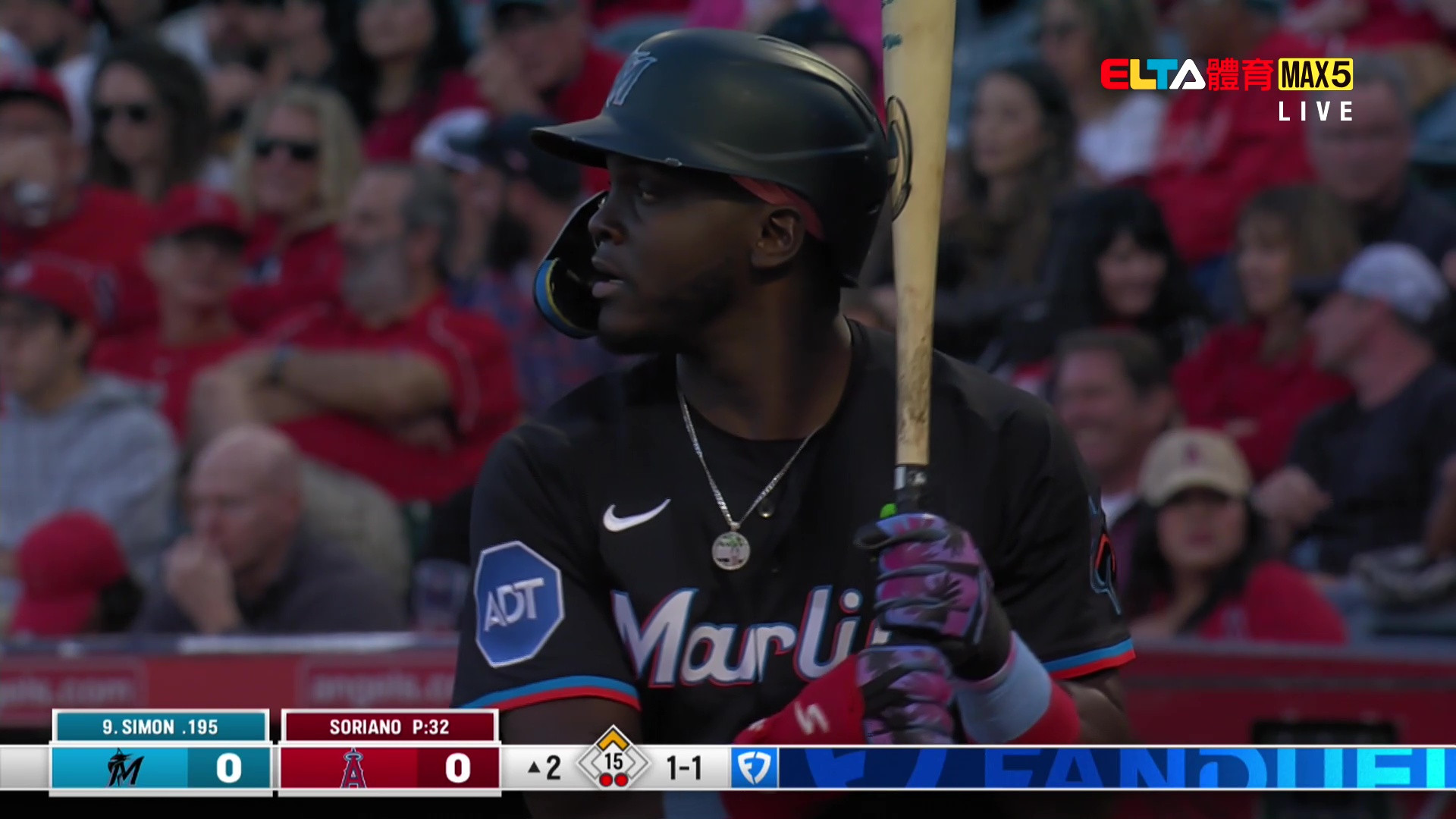 5/25 MLB 馬林魚 VS 天使 (原音)