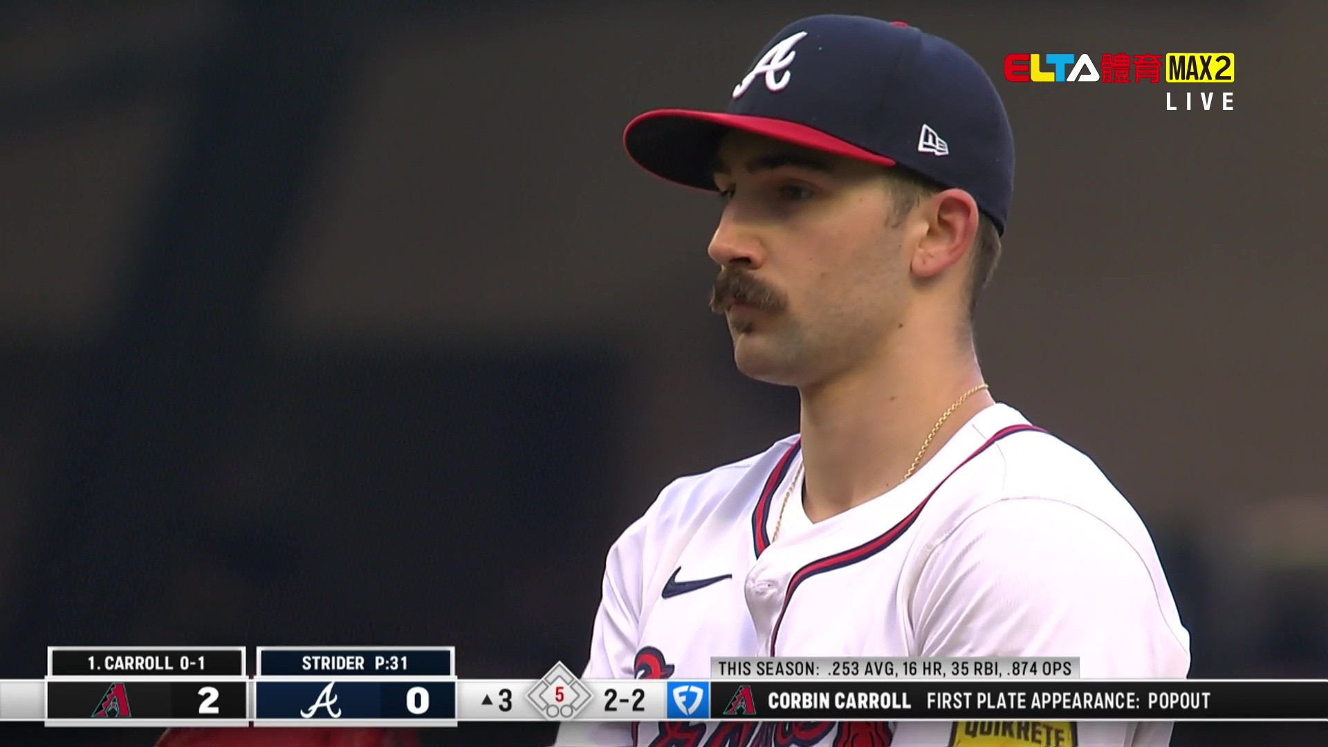 6/4 MLB 響尾蛇 VS 勇士 Strider先發 (原音)