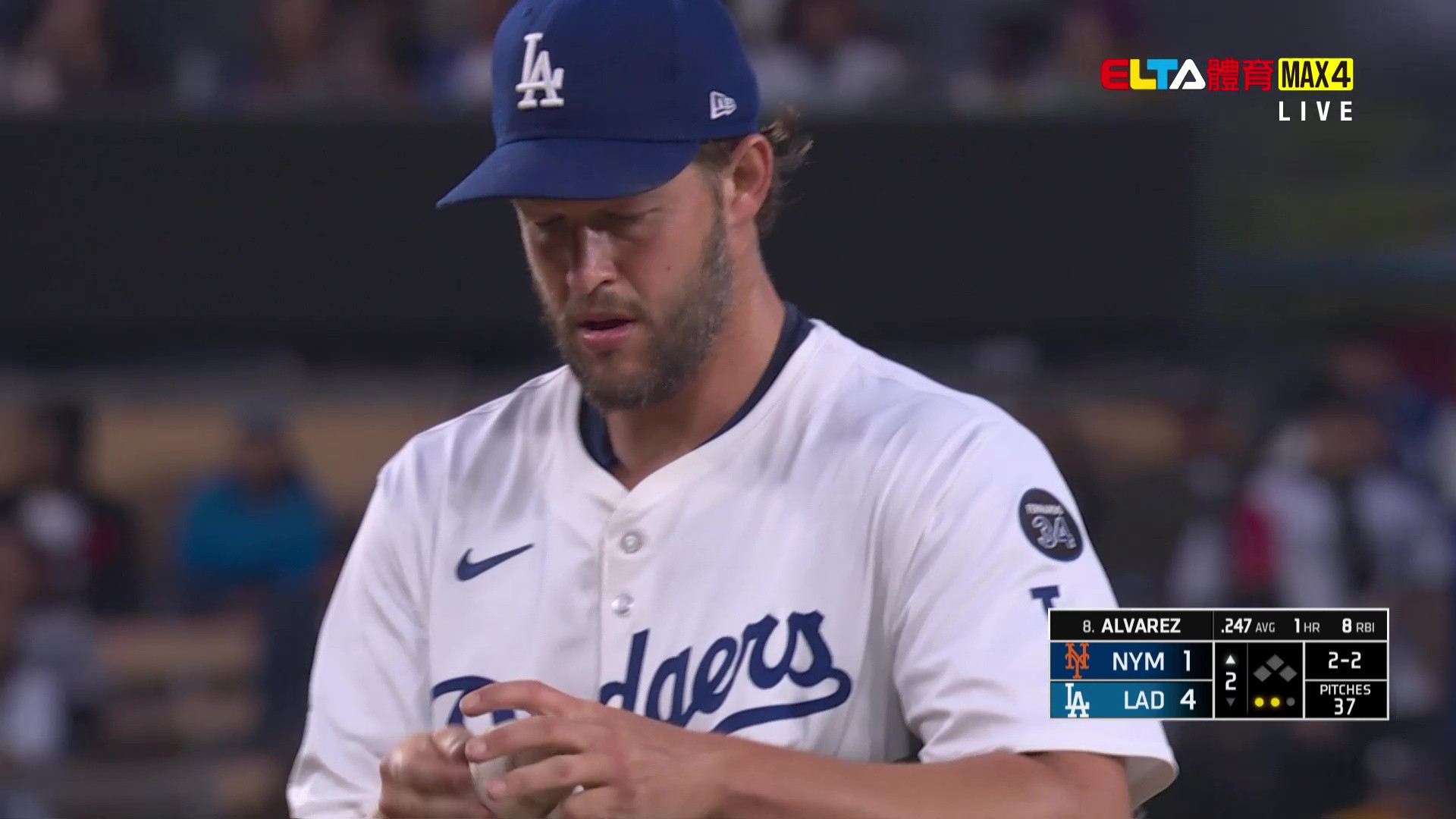 6/4 MLB 大都會 VS 道奇 Kershaw先發 (原音)