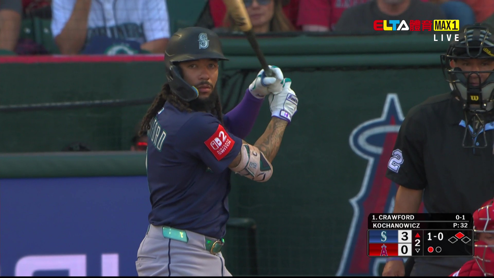 6/8 MLB 水手 VS 天使 Castillo先發 (原音)