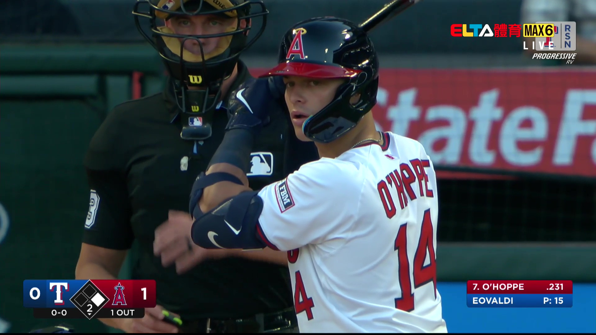 7/9 MLB 遊騎兵 VS 天使 Eovaldi先發 (原音)
