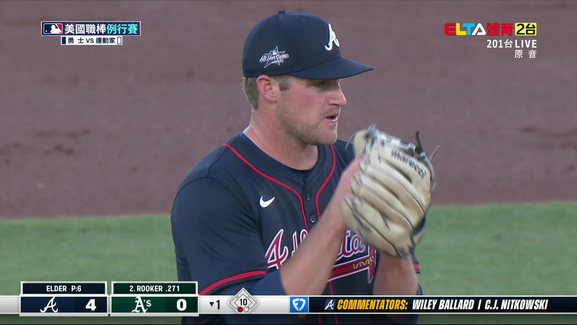 7/10 MLB 勇士 VS 運動家 (原音)