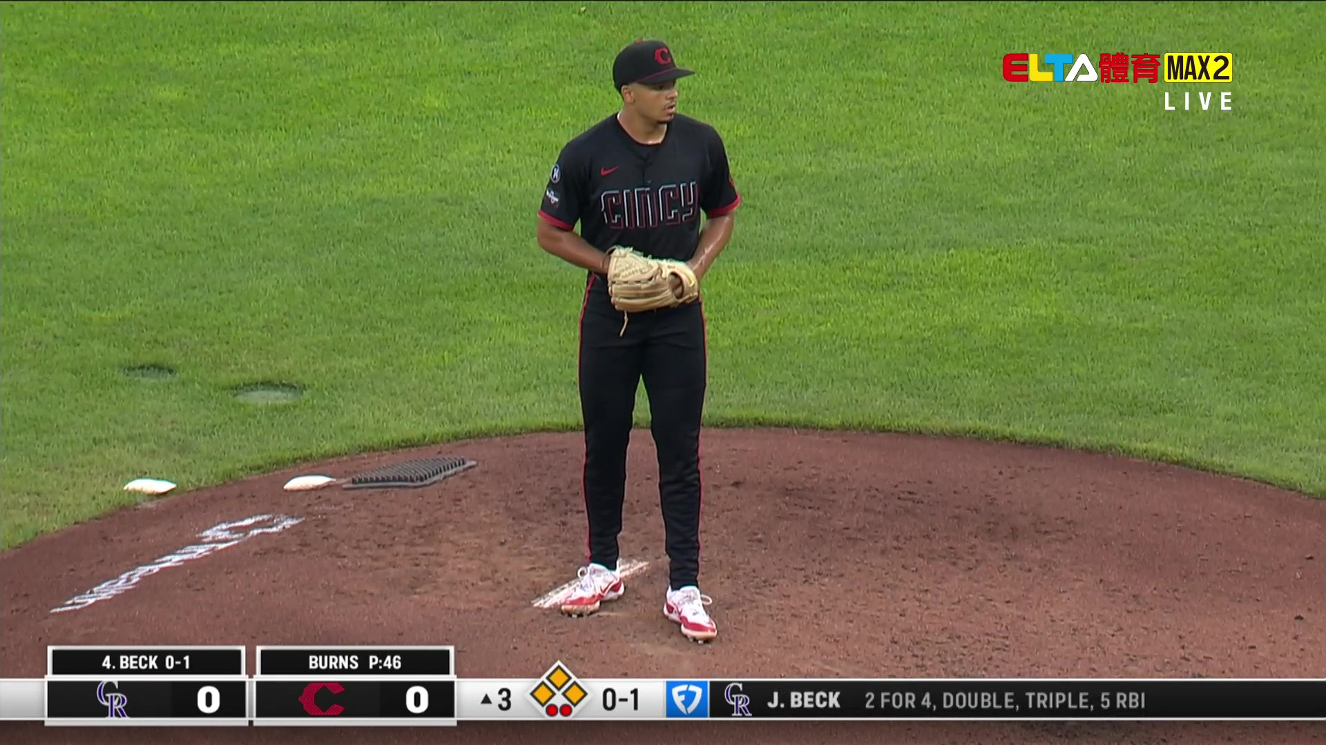 7/12 MLB 洛磯 VS 紅人 Burns先發 (原音)