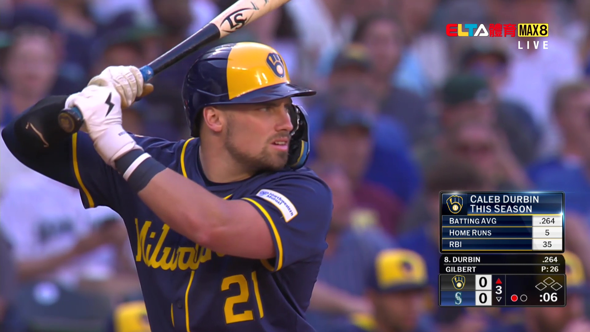 7/23 MLB 釀酒人 VS 水手 Misiorowski先發 (原音)