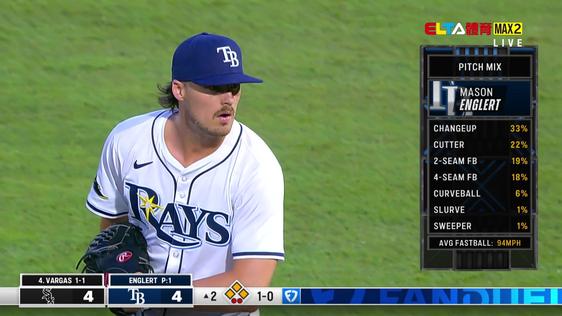 7/24 MLB 白襪 VS 光芒 (原音)