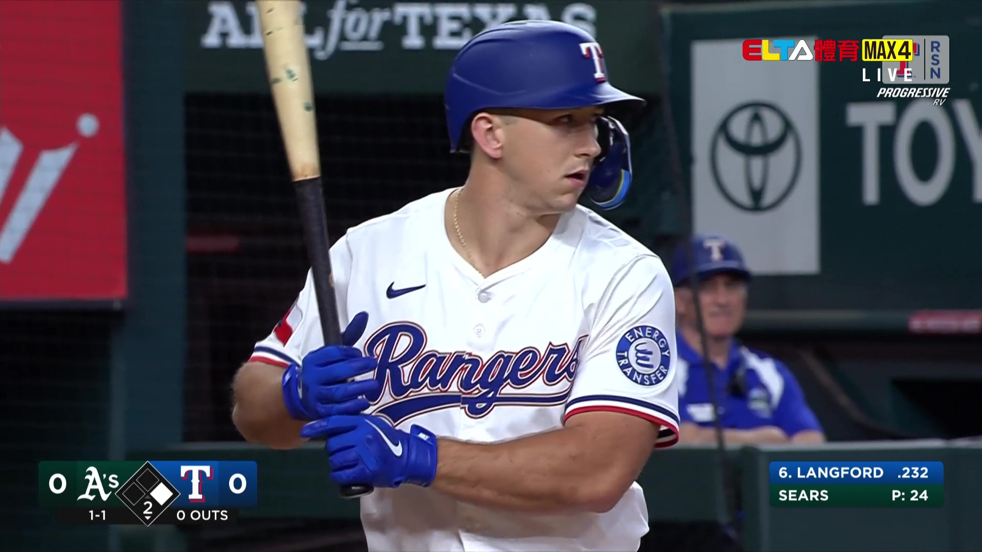 7/24 MLB 運動家 VS 遊騎兵 (原音)