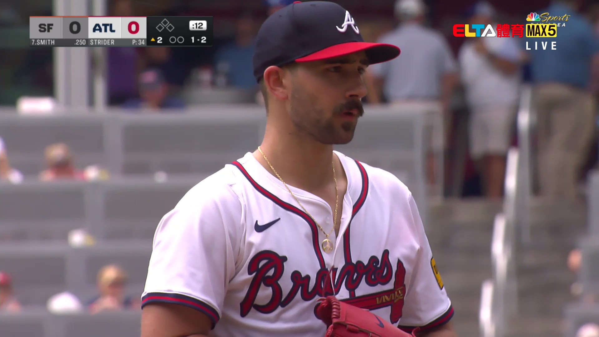 7/24 MLB 巨人 VS 勇士 Verlander｜Strider先發 (原音)