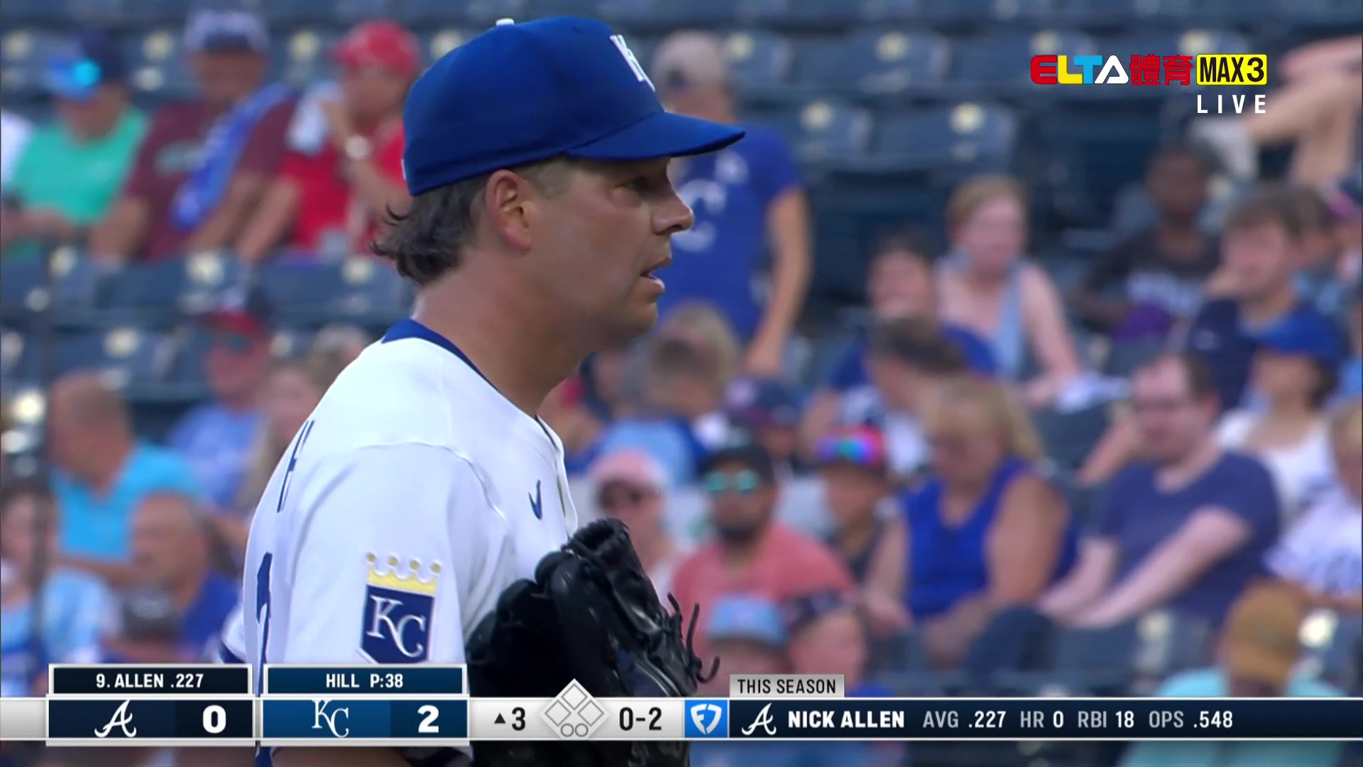 7/29 MLB 勇士 VS 皇家 Strider｜Hill先發 (原音)