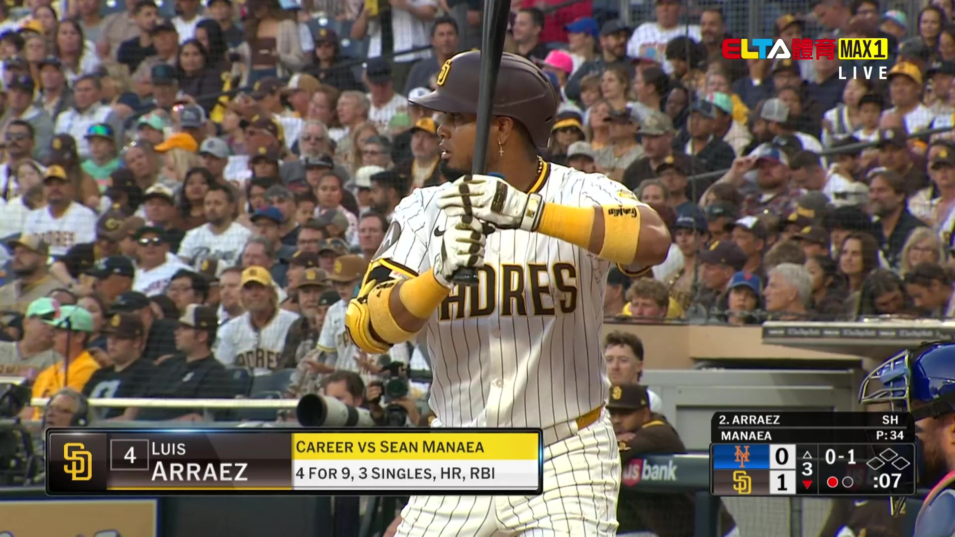 7/30 MLB 大都會 VS 教士 (原音)