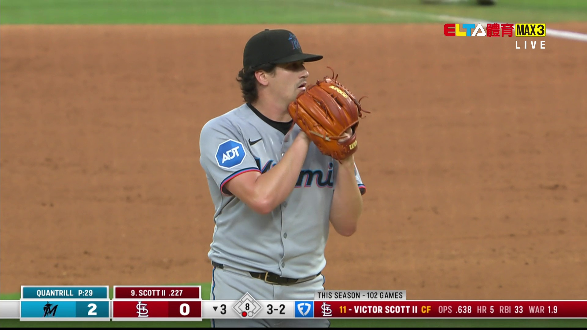 7/31 MLB 馬林魚 VS 紅雀 (原音)