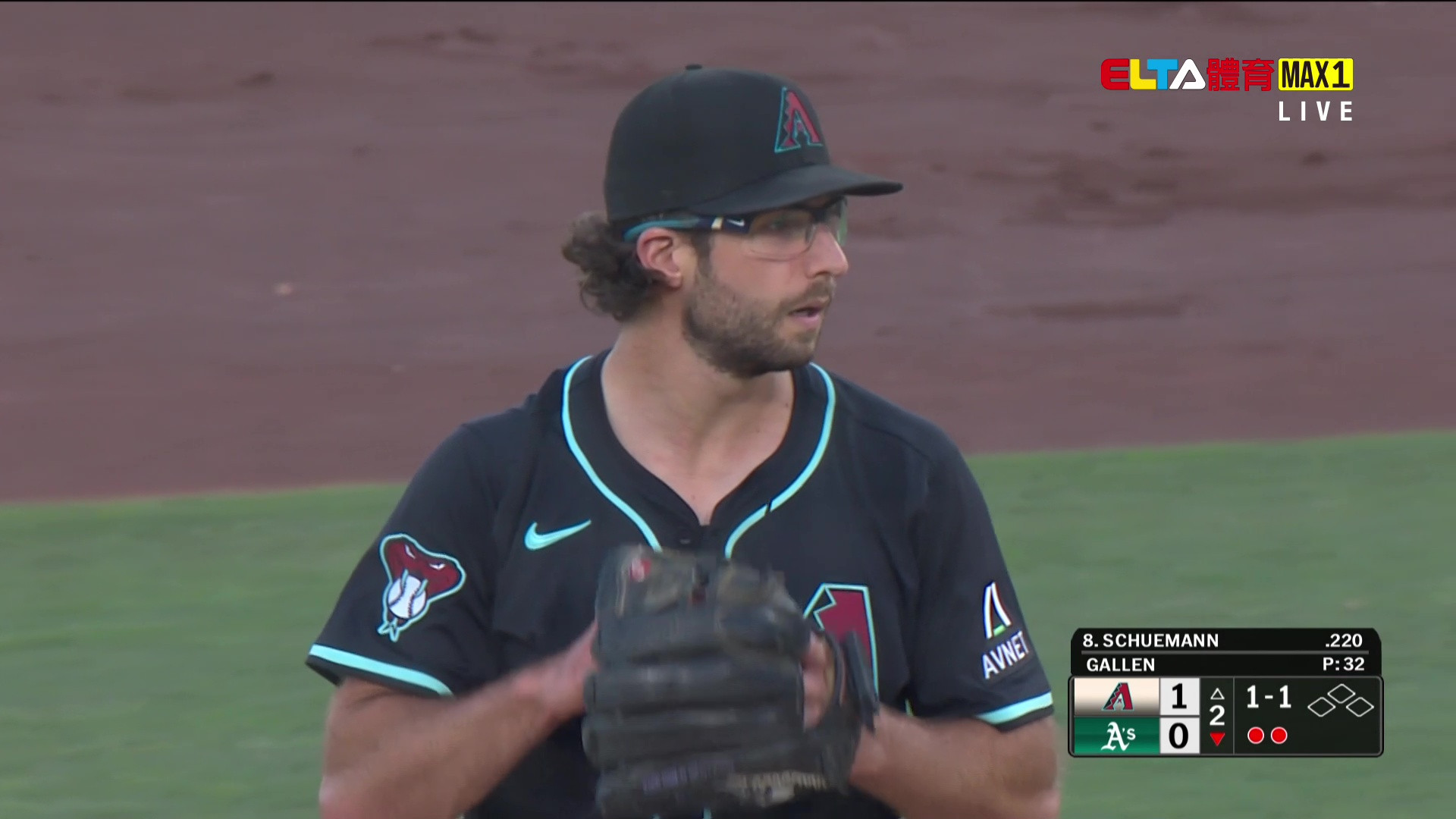 8/3 MLB 響尾蛇 VS 運動家 (原音)