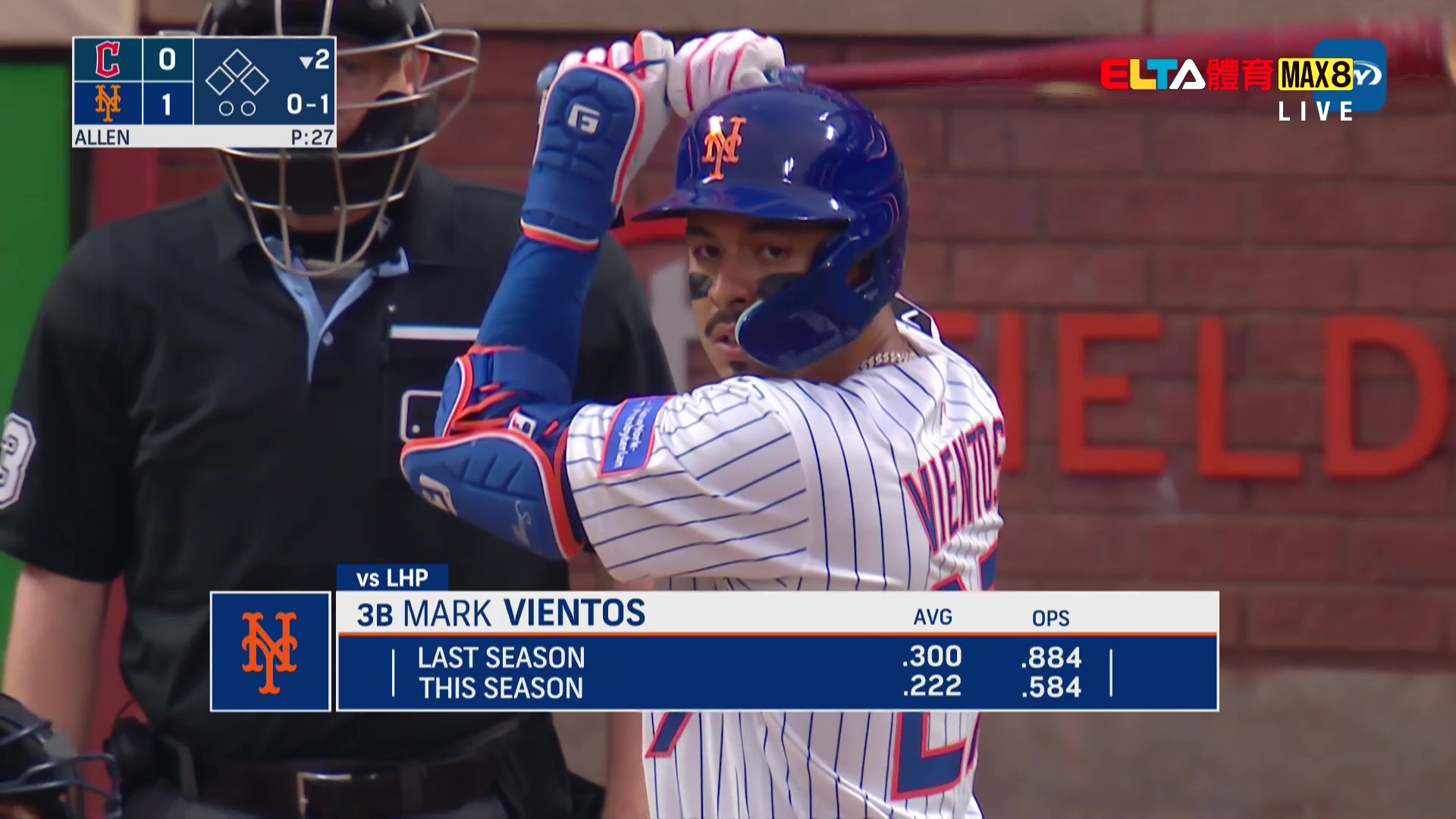 8/6 MLB 守護者 VS 大都會 (原音)