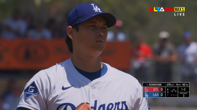 8/7 MLB 紅雀 VS 道奇 大谷翔平登板先發 (原音)