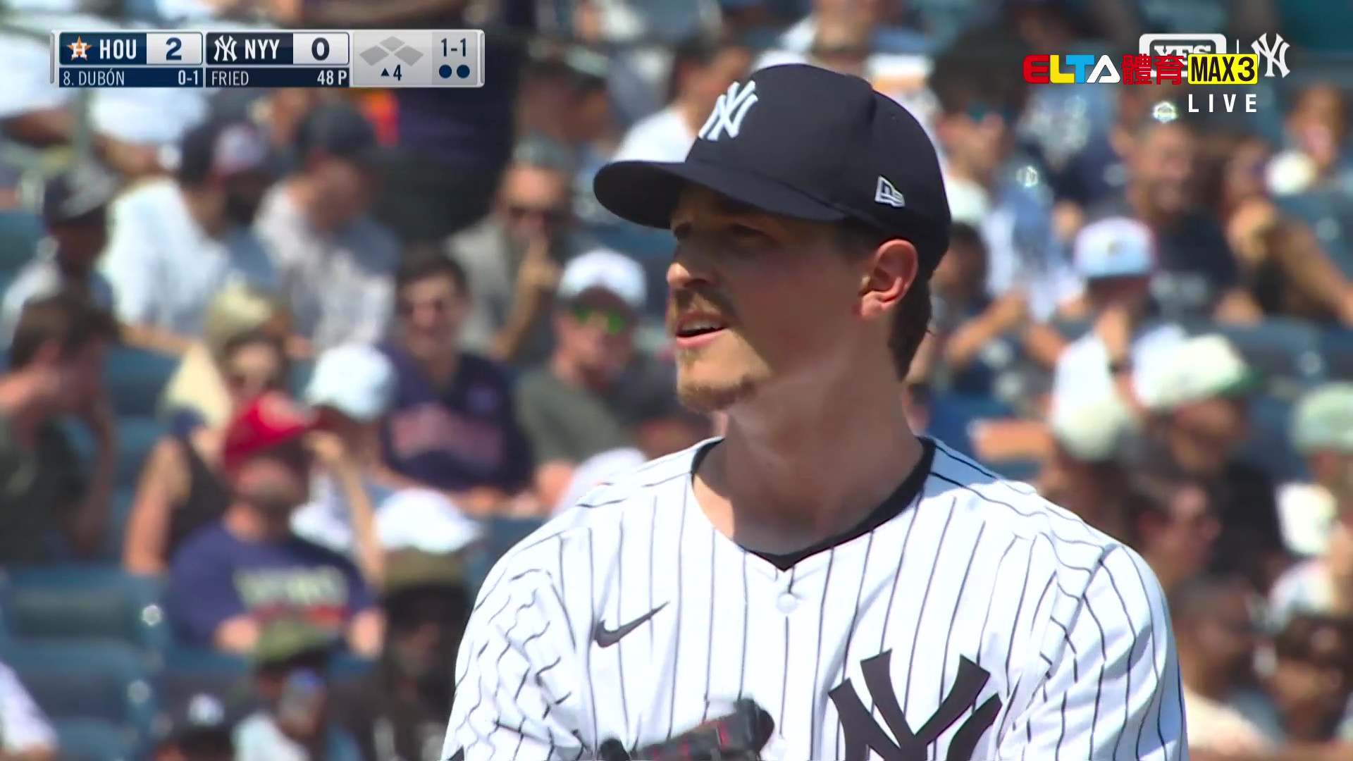 8/11 MLB 太空人 VS 洋基 Fried先發 (原音)