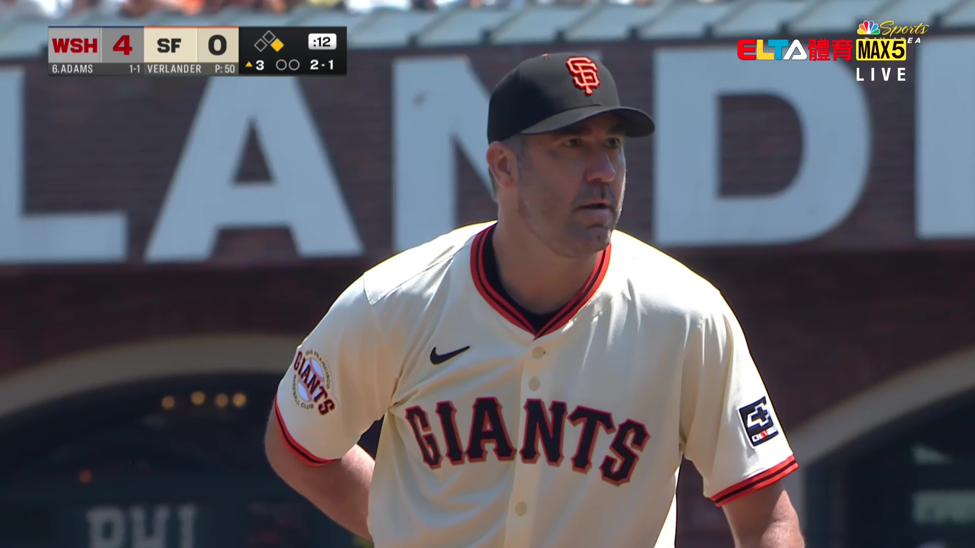 8/11 MLB 國民 VS 巨人 Verlander先發 (原音)