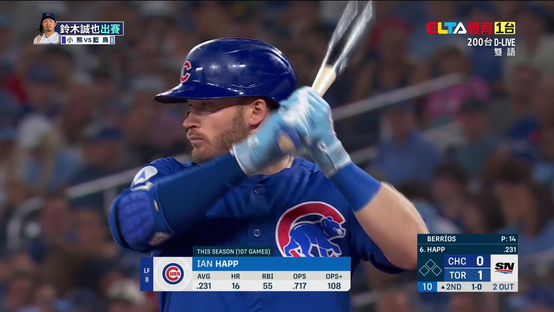 8/13 MLB 小熊 VS 藍鳥