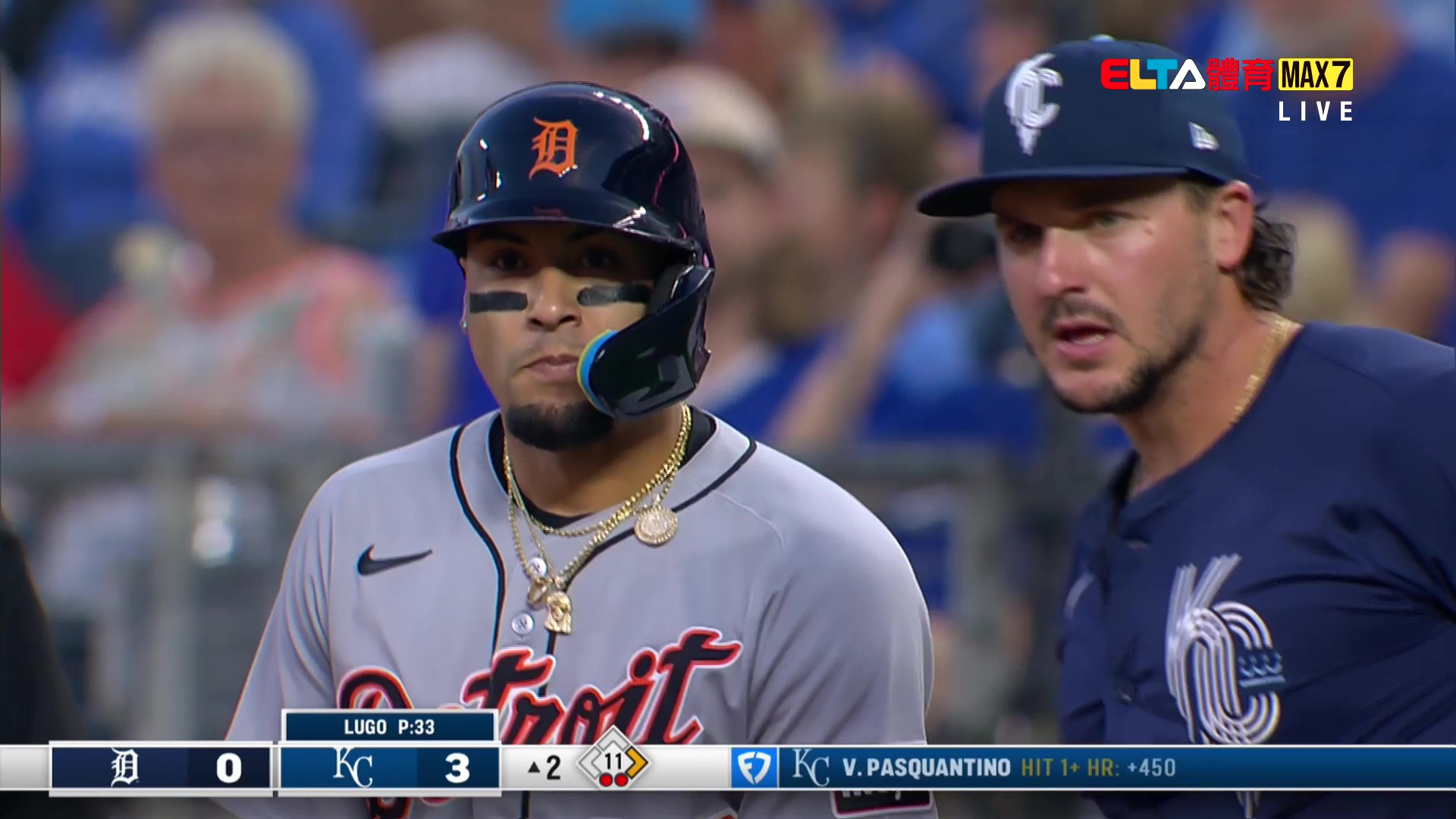 8/30 MLB 老虎 VS 皇家 (原音)