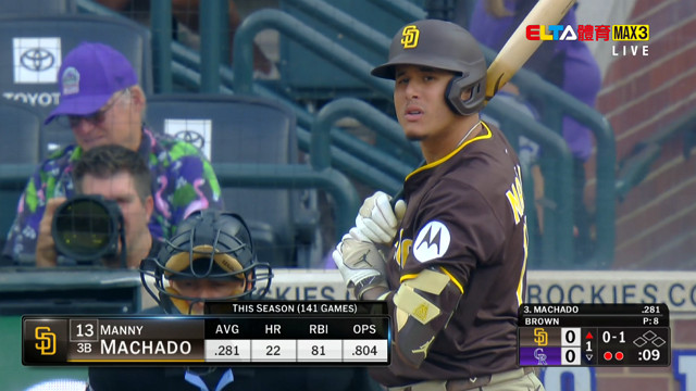 9/7 MLB 教士 VS 洛磯 (原音)