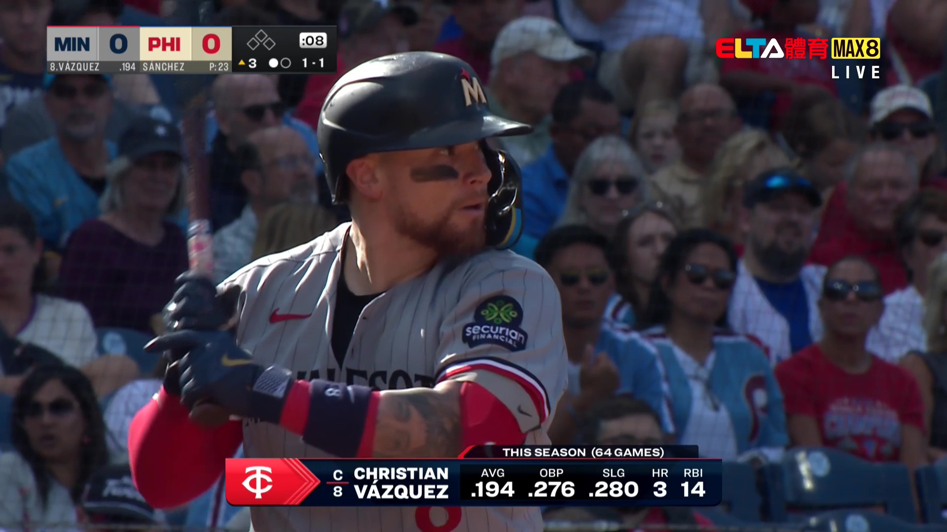 9/29 MLB 雙城 VS 費城人 (原音)