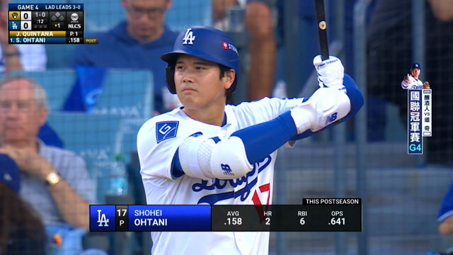 10/18 MLB 釀酒人 VS 道奇 國聯冠軍賽G4