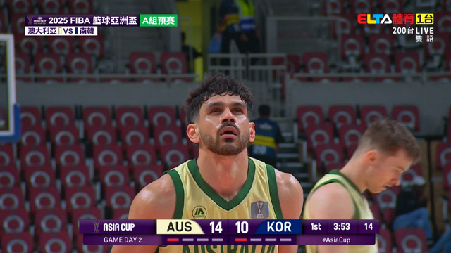8/6 FIBA籃球亞洲盃 南韓 VS 澳大利亞  A組預賽