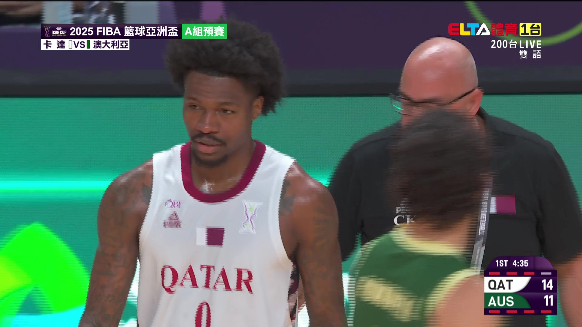 8/10 FIBA籃球亞洲盃 澳大利亞 VS 卡達 A組預賽