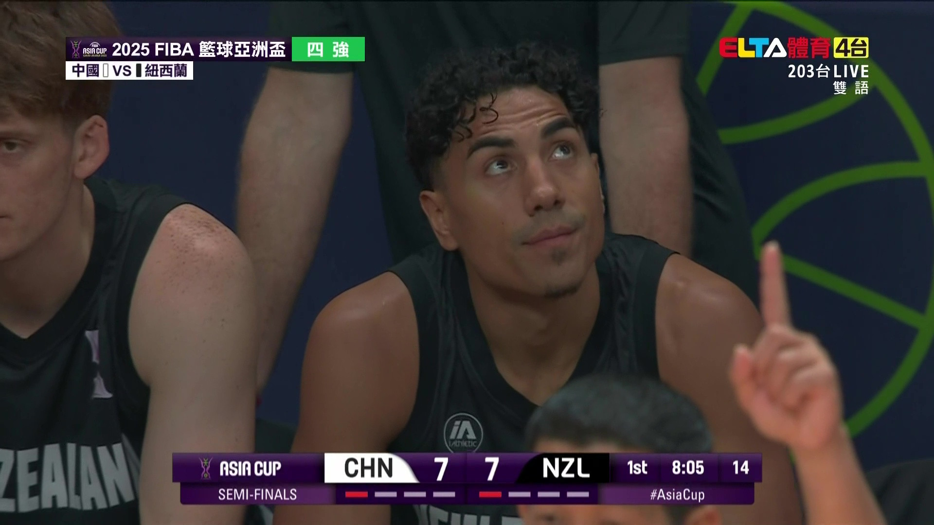 8/16 FIBA籃球亞洲盃 紐西蘭 VS 中國 四強